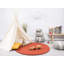 Round Solid Colour Hand Woven Area Rug-38568138