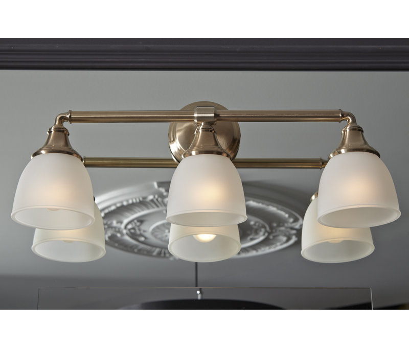 Devonshire 3 - Light Vanity Light, Brushed Chrome