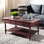 Table basse en bois massif avec rangement Tuoi-1236207388