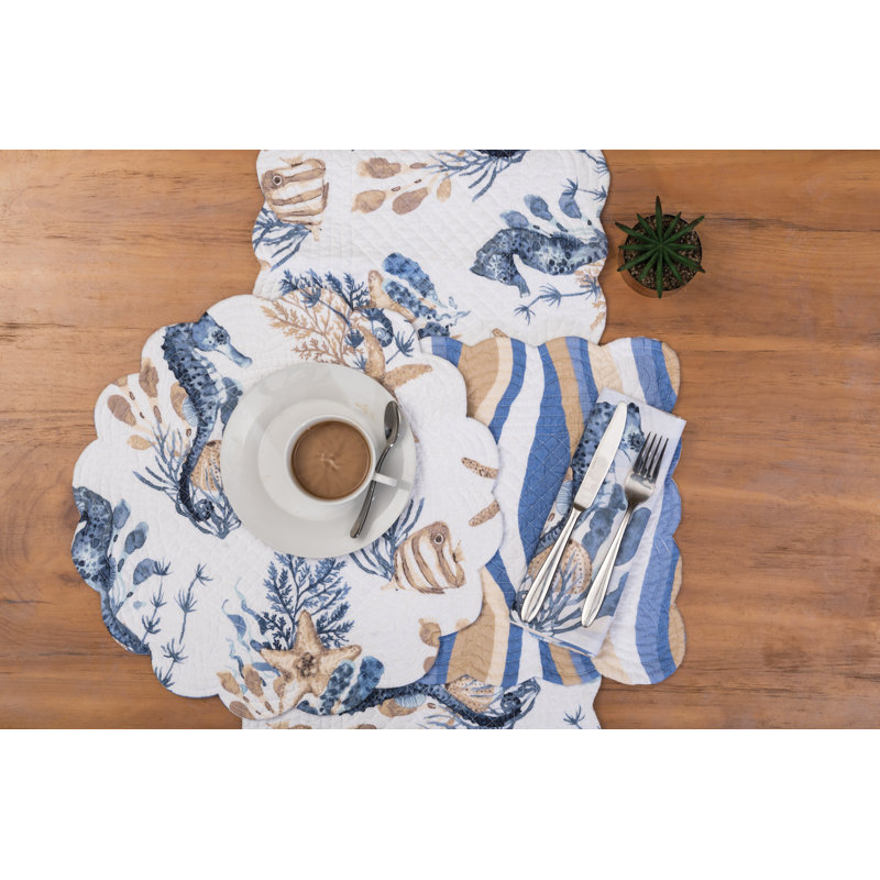 Ensemble de 6 serviettes Seahorse Sands
