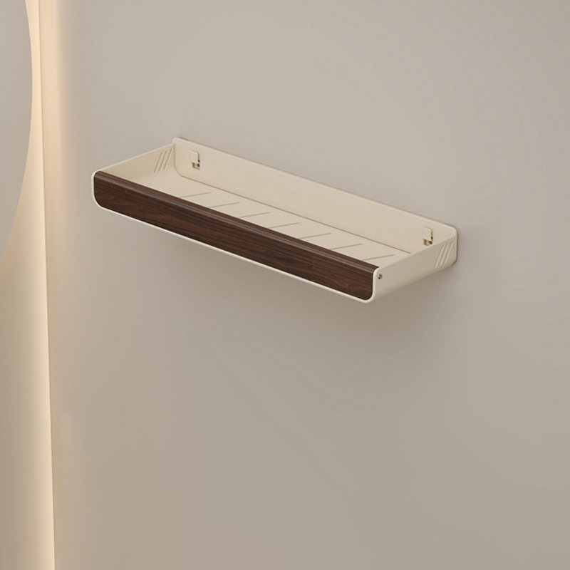 Walnut Bathroom Shelf, 1.37" H x 19.68" W x 5.11" D