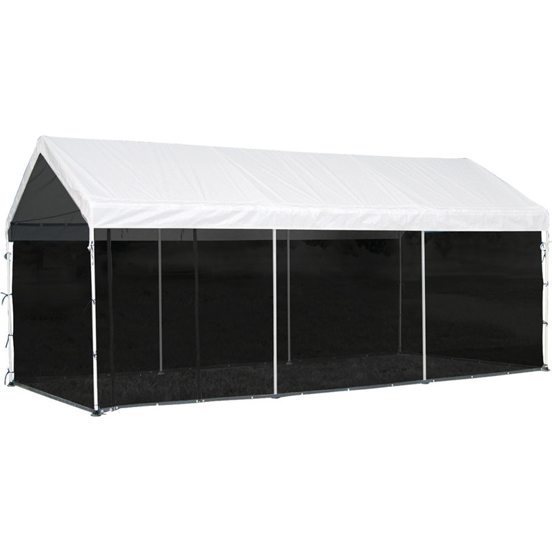 MaxAP ShelterLogic Black Fabric Screen for Canopy