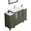 Meuble-lavabo simple 54 po avec plateau et miroir-107174064