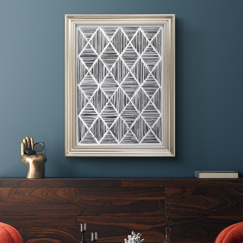 Vibrato IV, toile encadrée de qualité supérieure - prête à être accrochée, L 29 po x H 41 po