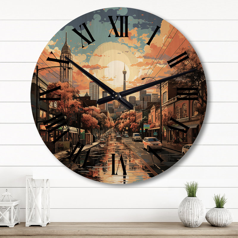 Très grande horloge murale Atlanta, Grand