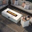 Table rectangulaire 56 po pour foyer d'extérieur au propane en béton avec couvercle de réservoir de propane-2011526091
