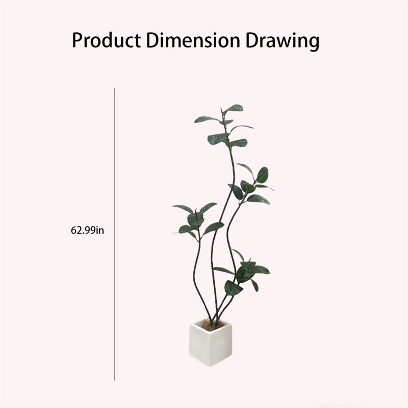 Plantes artificielles réalistes pour la décoration intérieure