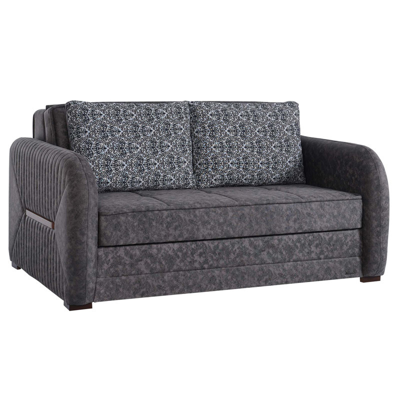 Causeuse convertible avec rangement Primenest Flyte Collection, gris, Gris