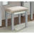 Transitional Style 1Pc Vanity W/ Stool Set Core Design Storage Drawers Central Mirror Padded Stool Silver Finish Bedroom Furniture-1673634923