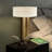 Depue 24" Tall Table Lamp with Fabric Shade in White-483857181
