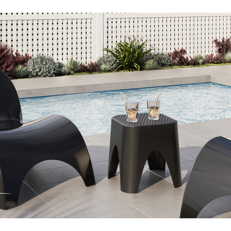 Table d'appoint Yucheng, Noir