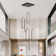  Keysha 6 - Light LED Dimmable Chandelier Long High Ceiling Cluster Pendant for Hallway Staircase with Remote