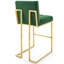 Tabouret de bar en acier inoxydable Privy Performance de Modway-240865243-240901635-240901840