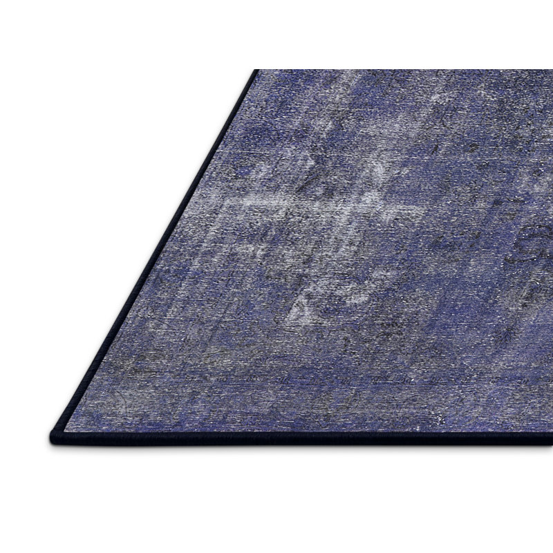 Tapis oriental bleu, Rectangle 6 pi x 9 pi
