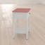 Abner 1 Drawer Steel Nightstand
