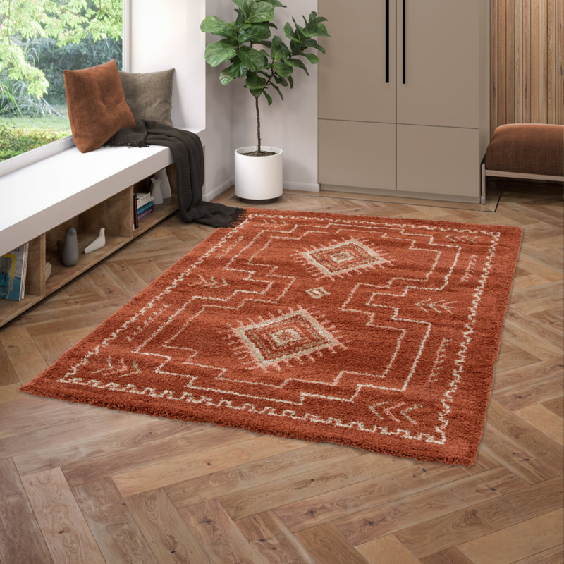 Soft indoor rug with volumized texture, Rectangle 200 x 290  cm