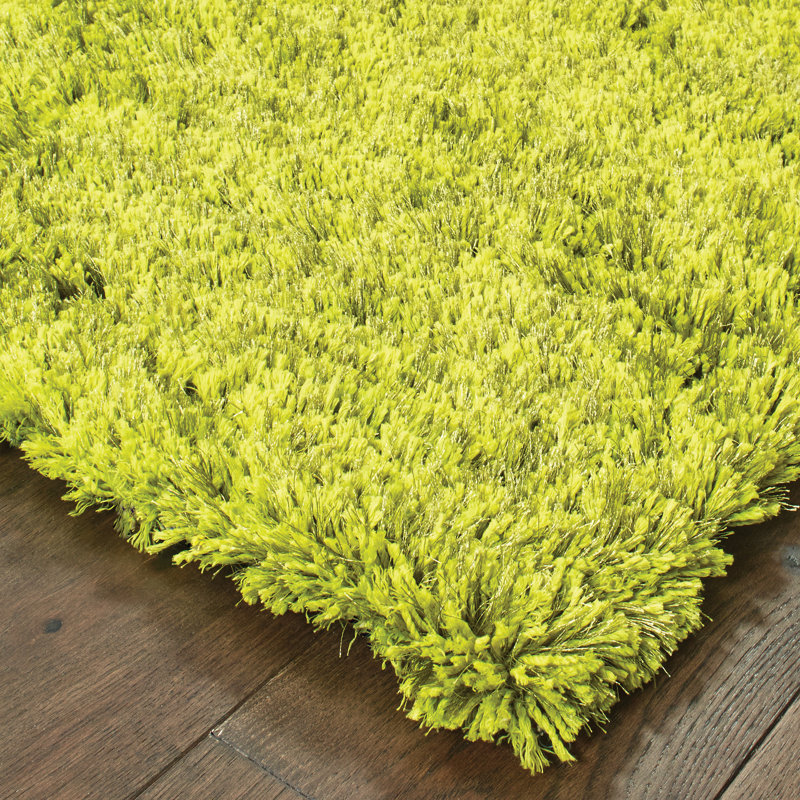 Tapis vert fait à la main Albritton, Rectangle 8 pi x 11 pi