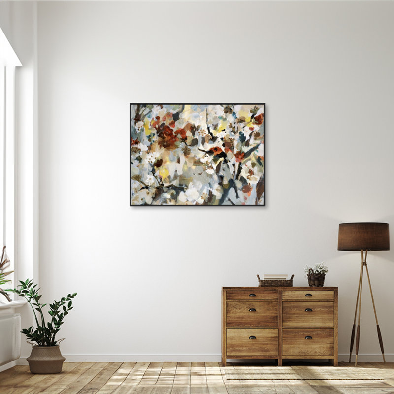 " Floweresque II " by Jodi Maas, 32" H x 42" W x 2" D