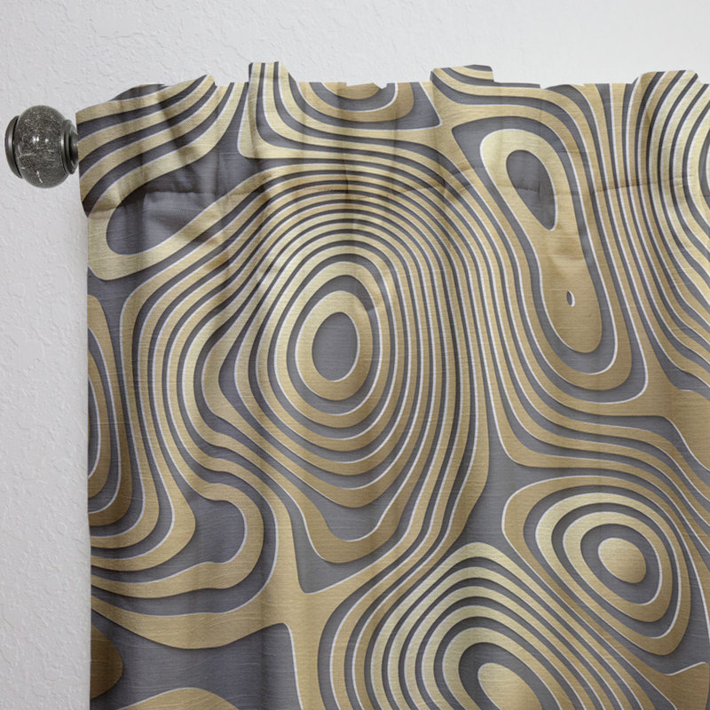 Velvet Room Darkening Single Curtain Panel, 52" W x 108" L