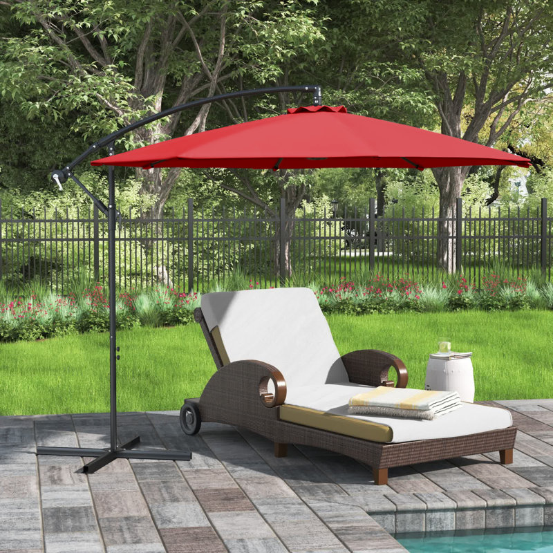Parasol de plage 120 po Linnett, Claret