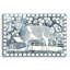 «Farm Life II Stripe Border» par Miranda Thomas, art mural en verre acrylique-51867840