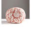 Folklore Linen Circular Pillow Cover & Insert