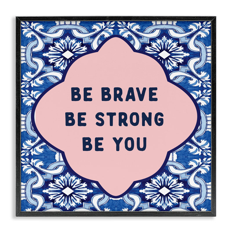 Estampe numérique Be You on Boho, Giclée encadrée noir minuit, H 12 po x l 12 po