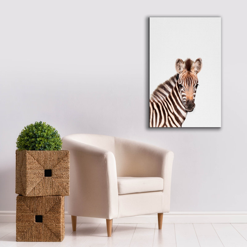 «Baby Zebra» par Tai Prints, H 40 po x l 26 po x P 1,5 po