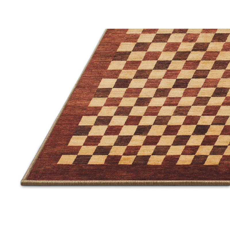 Abstract Indoor Rug, Rectangle 7' x 9'