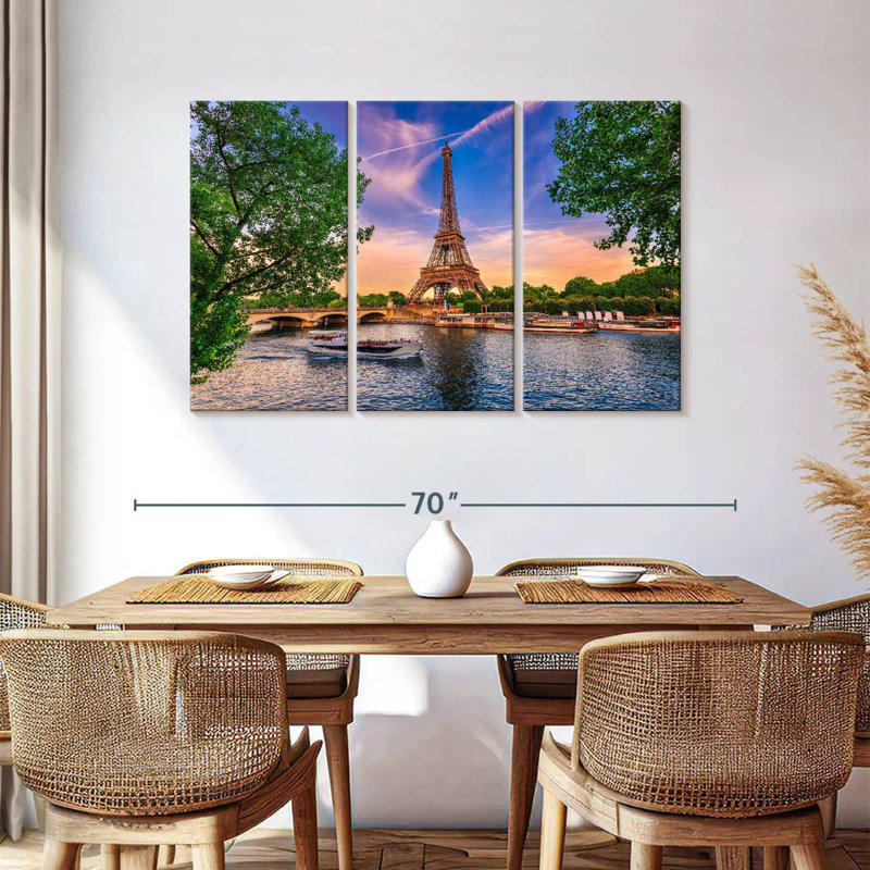 Sebbie Paris Eiffel Tower, 36" H x 57" W