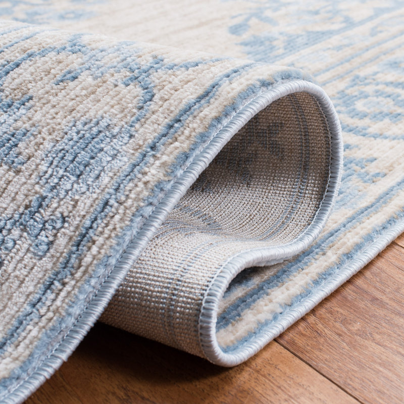 Mcmillin Performance Oriental Rug, Square 6'7"