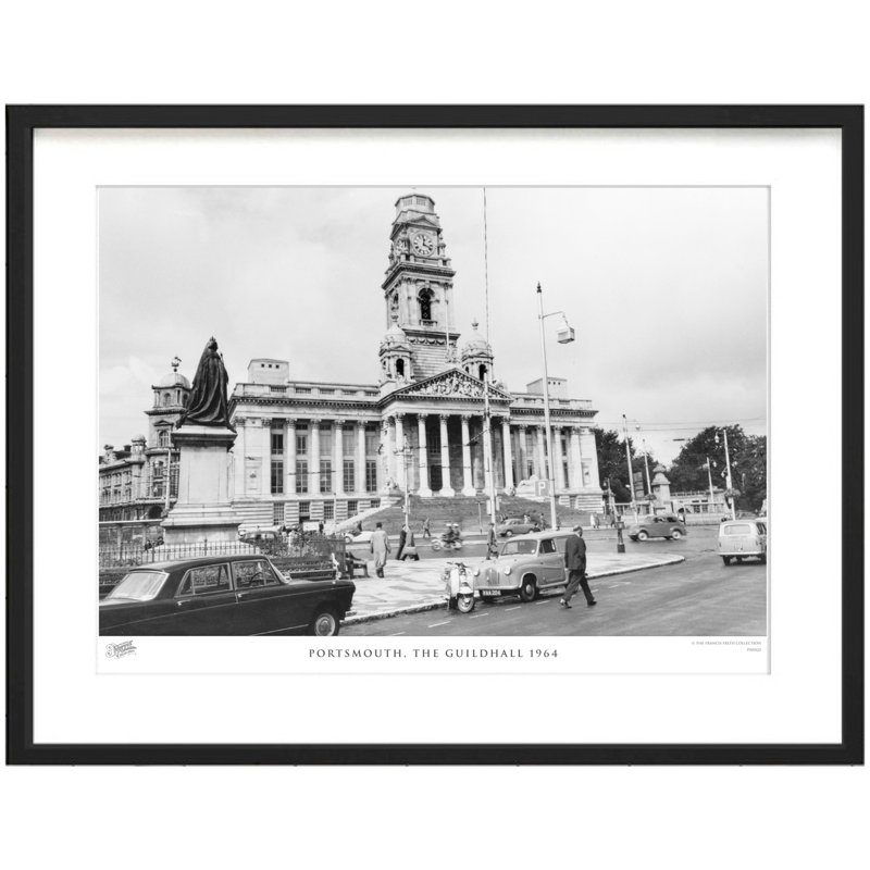 Portsmouth, The Guildhall 1964 by Francis Frith - Single Picture Frame Print, 40cm H x 50cm W x 2.3cm D