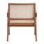 Fauteuil d'appoint Velentina, rotin et finition naturelle