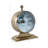 Aparicio Decorative Round Aluminum & Glass Double Sided Tabletop Clock with Compass Dial for Home Decor - Vintage Desk Accent for Office or Entryway - 7", Gold-1741226109