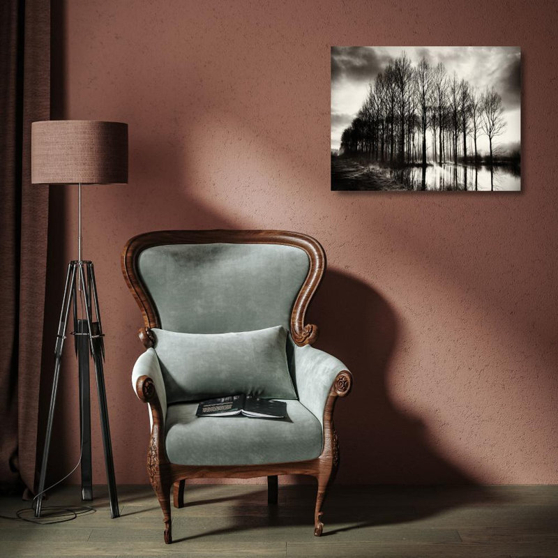 Trees In Normandy, 14" H x 18" W