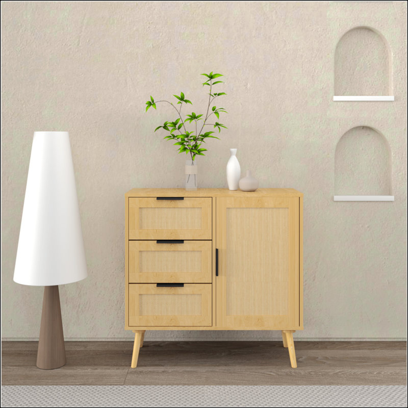 Buffet en bois et commode Modern