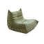 Chaise avec coussin vert 100% polyester-1284836931