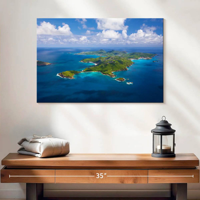 Nicci Saint Barths Vue d'ensemble, H 16 po x l 24 po