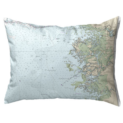 Outdoor Reversible Throw Pillow