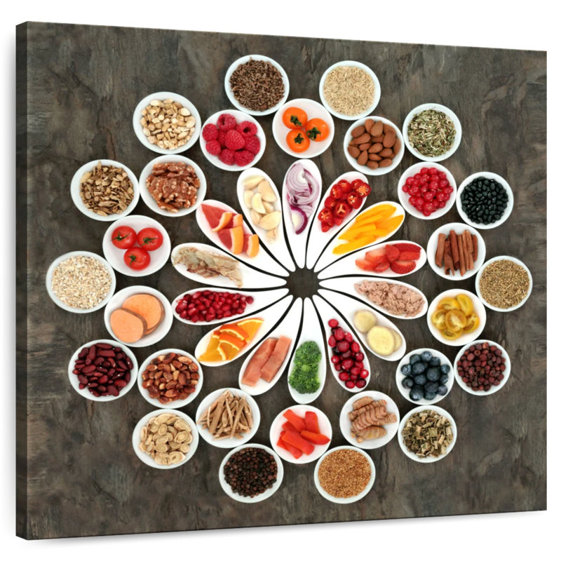 Assorted Spices, 33" H x 33" W