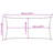 Foscot 3.5m x 3.5m Triangular Shade Sail
