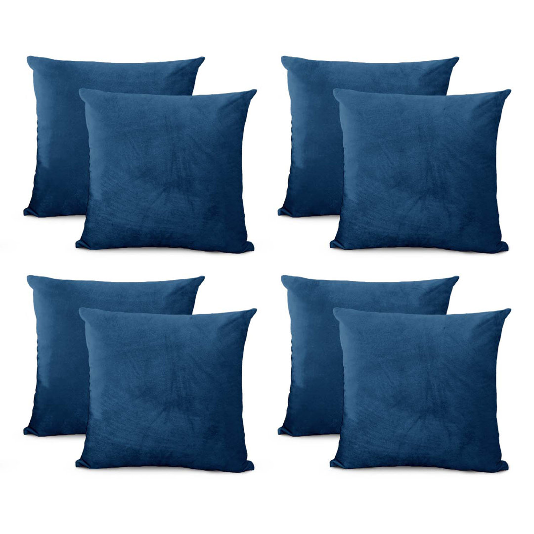 Velvet Cushion Cover Set Of 8 – Soft Luxury Decorative Throw Pillow Covers For Sofa, Living Room & Bedroom