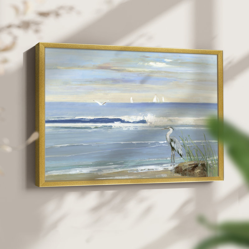 Sunrise Bay -Framed Print - Restickable