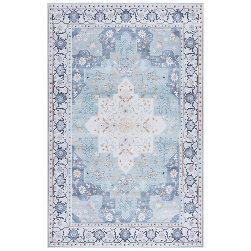 Tapis oriental lavable à la machine 105 m / l S / R Fessler, Rectangulaire 8 pi x 10 pi