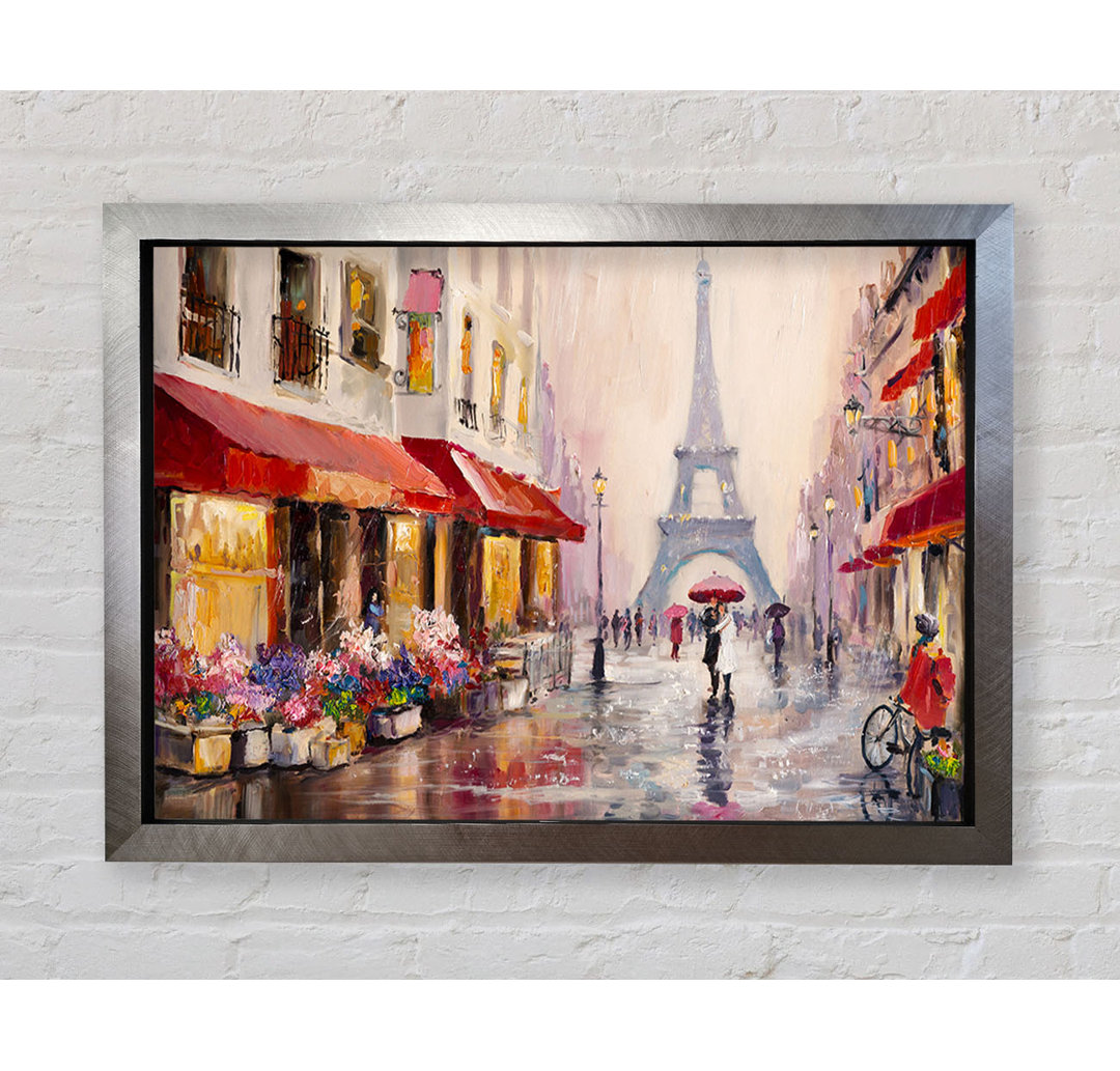 Gerahmtes Leinwandbild Paris Streets