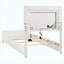 Ensemble de chambre à coucher simple 5 pièces White-130207658-130207661-130207663