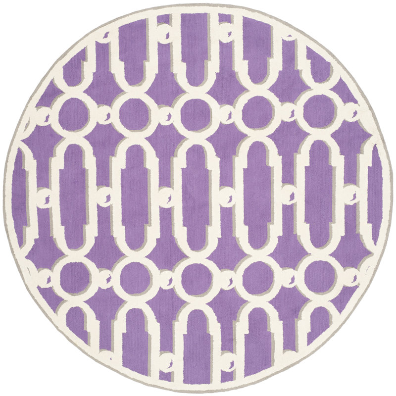 Tapis en coton Sheeran Newport, Rond 6 pi