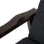 Fauteuil inclinable manuel manuel en bois de 24,75 po de largeur-114238422
