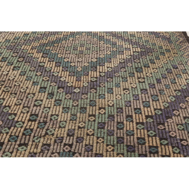 Vintage One-of-a-Kind Rectangle 6'5" x 11'3" Area Rug