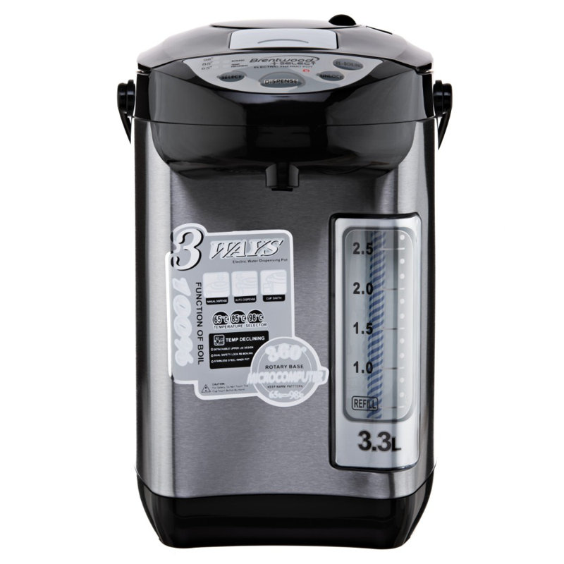 Distributeur d'eau chaude électrique 3,3 litres Brentwood Select